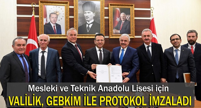 Valilik, GEBKİM ile protokol imzaladı