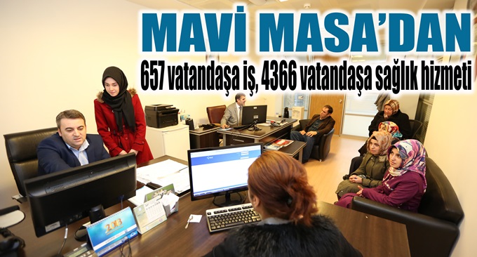 Çayırova'da "Mavi Masa'ya" tam not