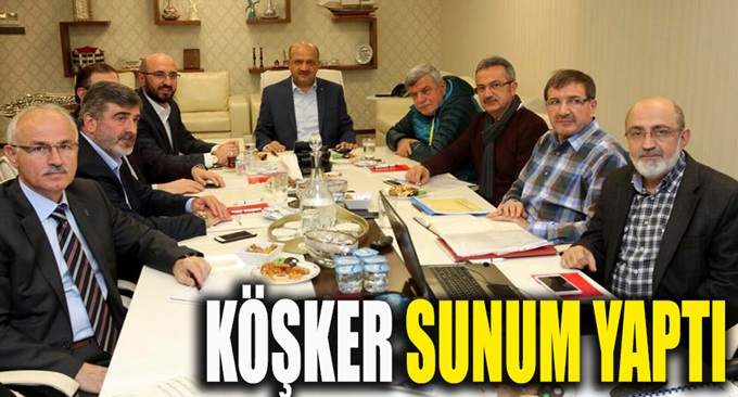 Köşker’den proje sunumu