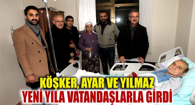 Başkan Köşker'den yılbaşı ziyaretleri