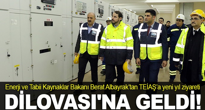 Bakan Albayrak’tan TEİAŞ’a yeni yıl ziyareti 