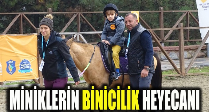 Miniklerin binicilik heyecanı