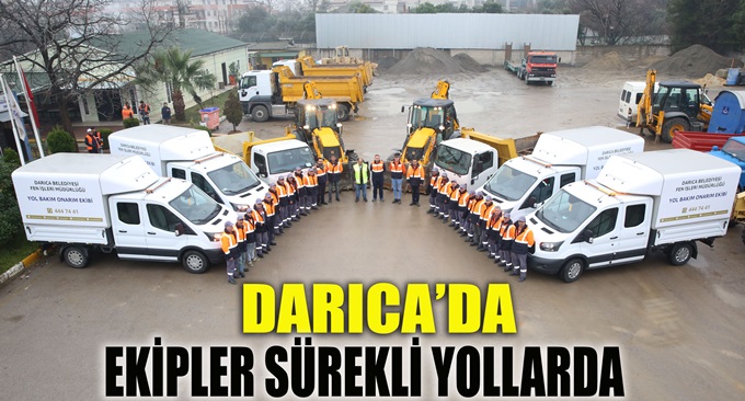 Darıca'da ekipler teyakkuzda