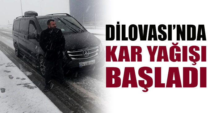 İlk kar Dilovası'na yağdı!
