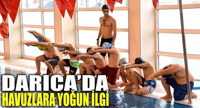 Darıca'da havuzlara ilgi yopun