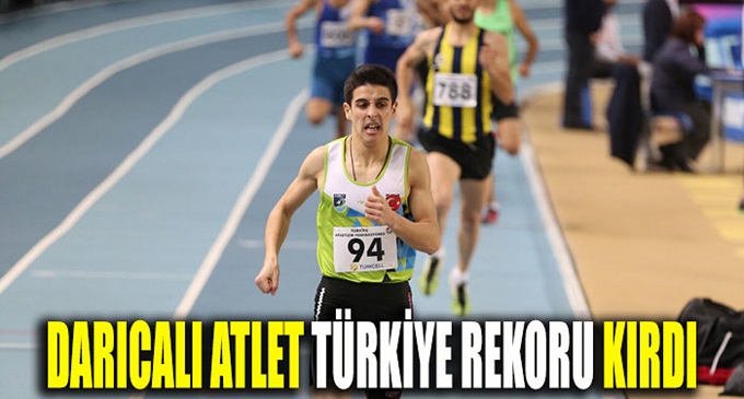 Darıcalı Atlet Türkiye rekoru kurdu