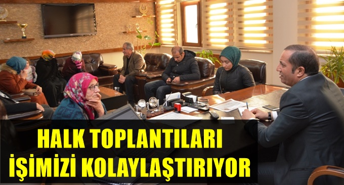 Başkan Toltar, halk toplantılarını sürdürüyor