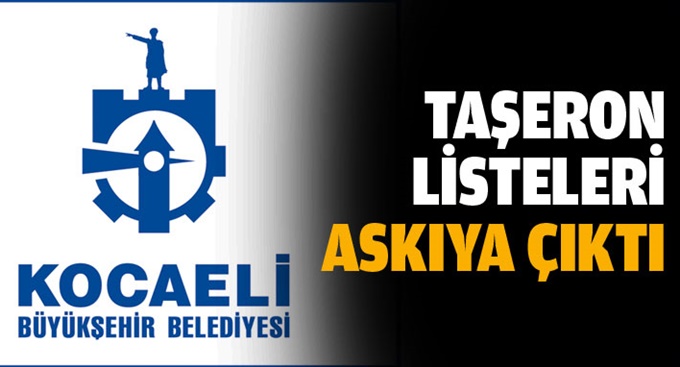 Büyükşehir 622 taşeronu reddetti