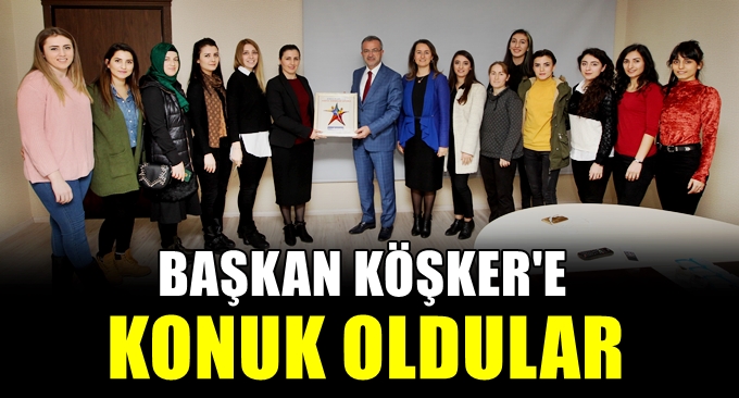 Başkan Köşker’e konuk oldular