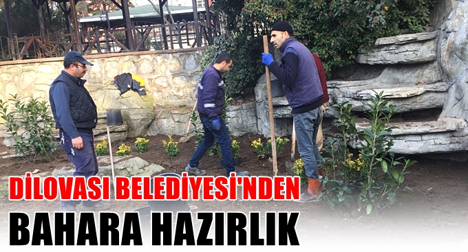 Dilovası’nda Park bahçelerde Bahar’a hazırlık