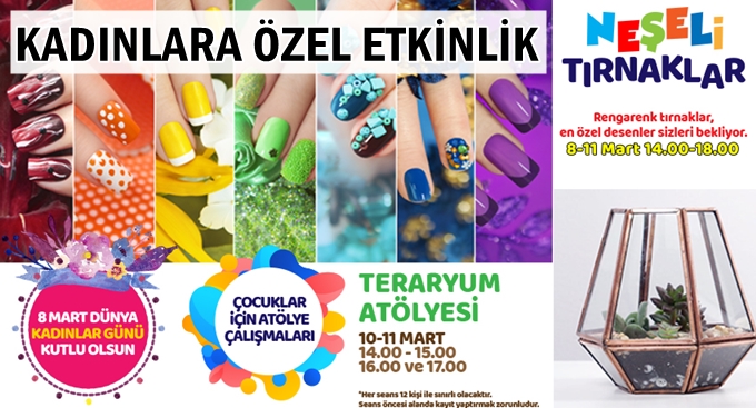 Gebze Center'dan 8 Mart etkinlikleri!