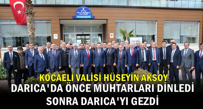 Vali Aksoy'dan Darıca'da şehit ailelerine ziyaret