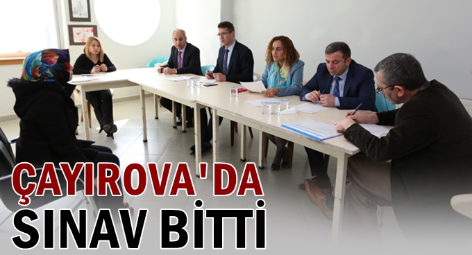 Çayırova Belediyesi'nde kadro sınavları yapıldu