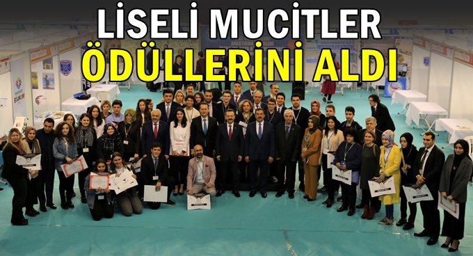 Liseli Mucitler Ödüllerini Aldı