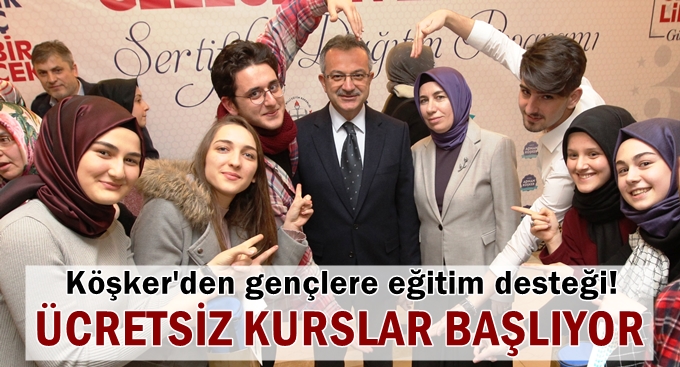 Köşker’den Gençlere Bir Eğitim Desteği Daha!