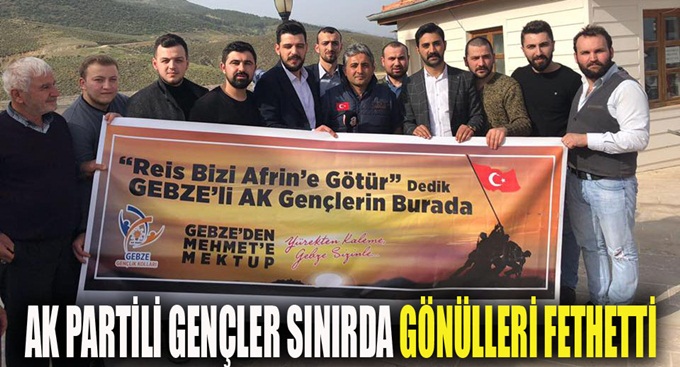 Mehmetçiğe Gebze'den selam götürdüler