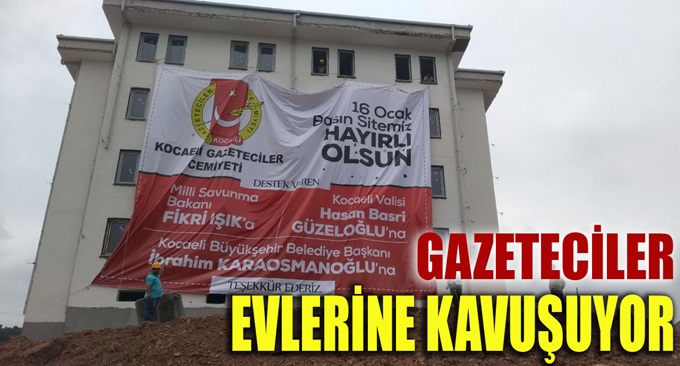 Gazetecilerin Evleri İçin Kura Bugün!