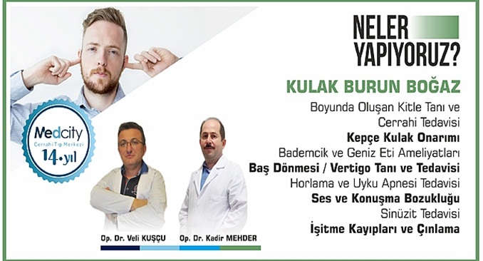 Medcity bilgilendiriyor