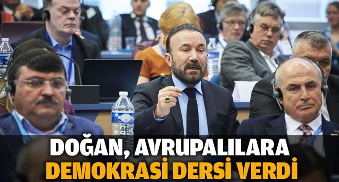 Avrupalılara Demokrasi dersi verdi!