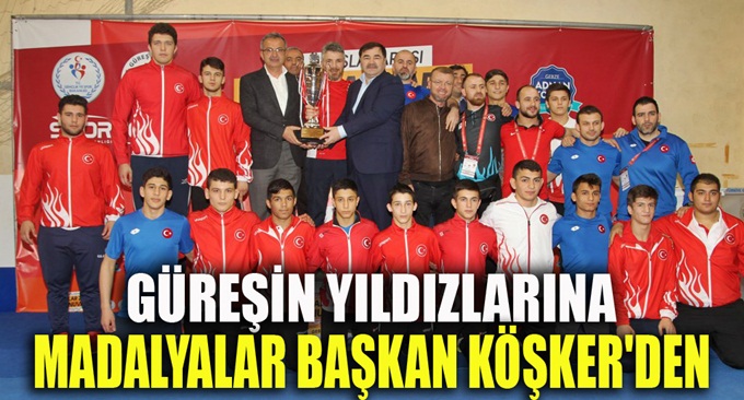 Güreş’in Yıldızlarına Ödüller Köşker’den