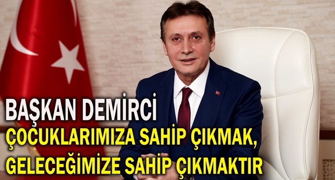 Demirci'den 23 Nisan mesajı