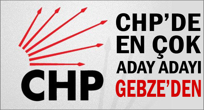 CHP'de başvuran aday adayları