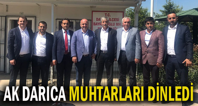 AK Darıca muhtarları dinledi
