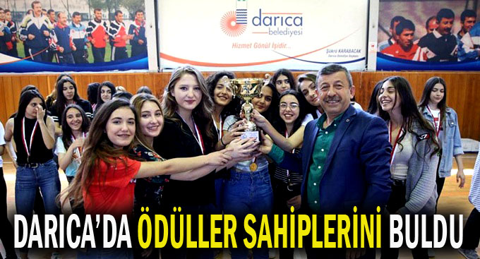 Darıca'da Ödüller Sahiplerini Buldu