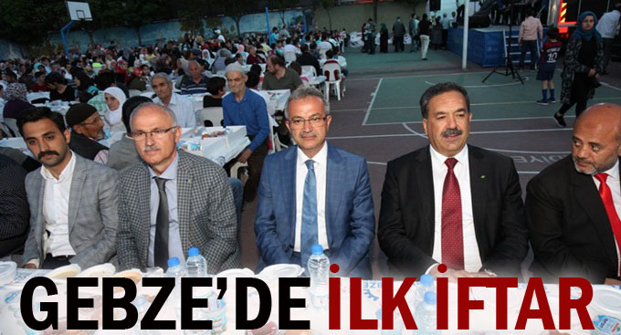 İlk iftar sofrası Arapçeşme’de kuruldu