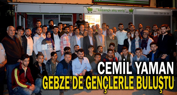 Yaman, gençlerle buluştu