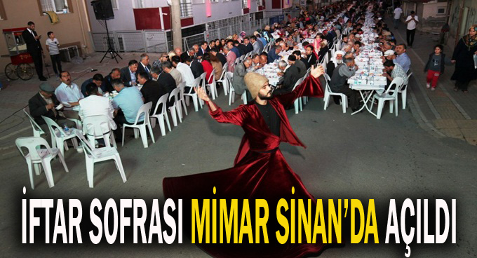 İftar sofrası Mimar Sinan’da kuruldu