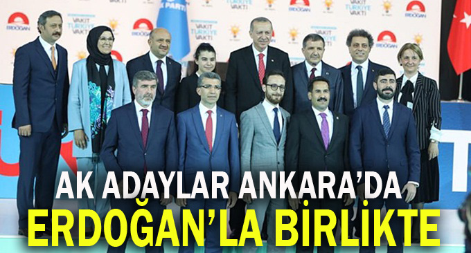 AK Partili adaylar Ankara’da