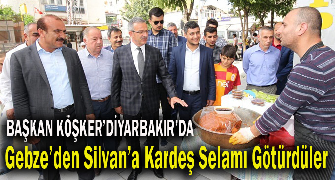 Başkan Köşker, Diyarbakır Silvan'da