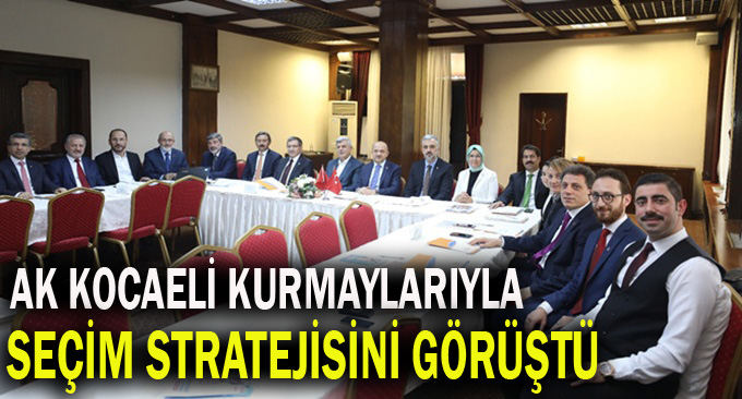 AK Partili kurmaylar seçim stratejisini görüştü