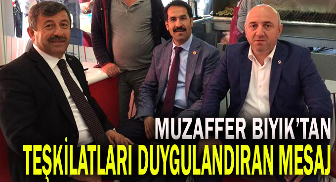 Bıyık'tan duygulandıran mesaj