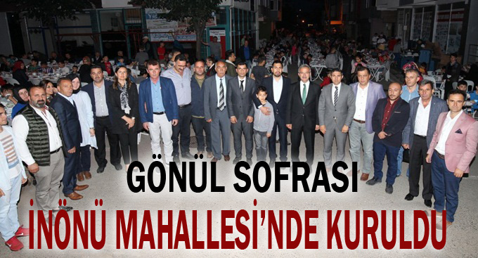 Gönül sofrası İnönü’de kuruldu