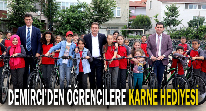 Bisikletler Başkan Demirci'den
