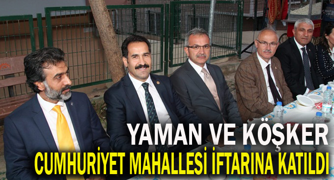 Cumhuriyet İftarda Buluştu