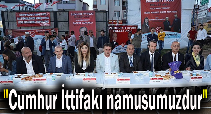 Ünlü, "Cumhur İttifakı namusumuzdur"