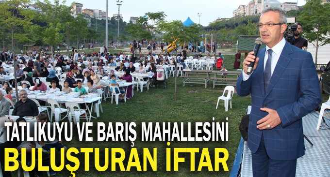 İki mahalle bir sofrada buluştu