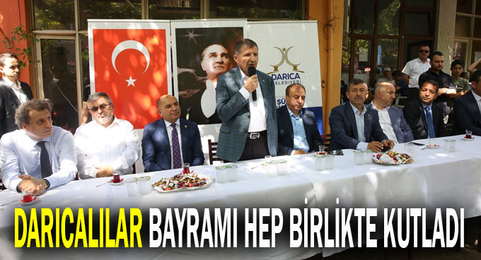 Darıcalılar bayramı hep beraber kutladı