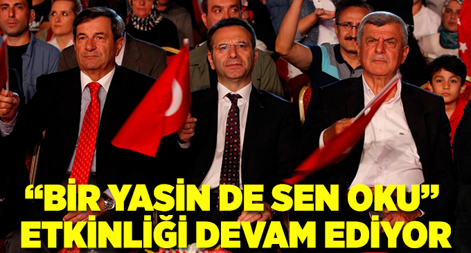 “Bir Yasin de sen oku” etkinliği devam ediyor
