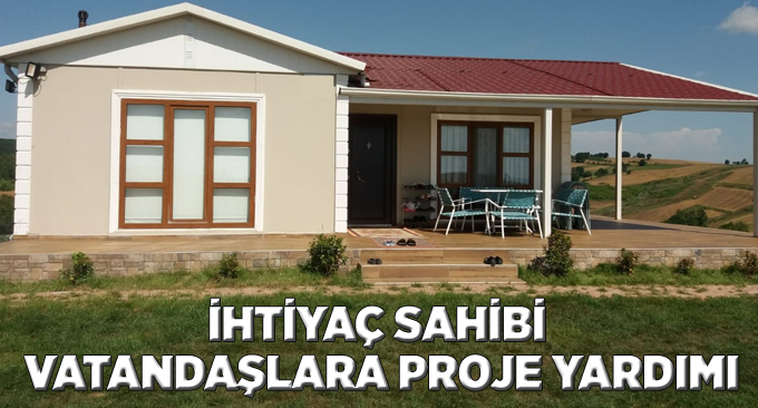 İhtiyaç sahibi vatandaşlara proje yardımı