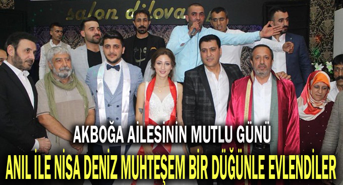 Akboğa ailesinin mutlu günü