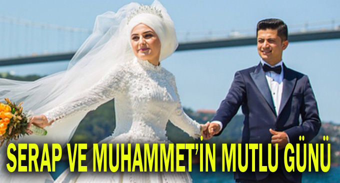Serap ve Muhammet'in mutlu günü