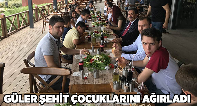 Güler Şehit Çocuklarını Ağırladı