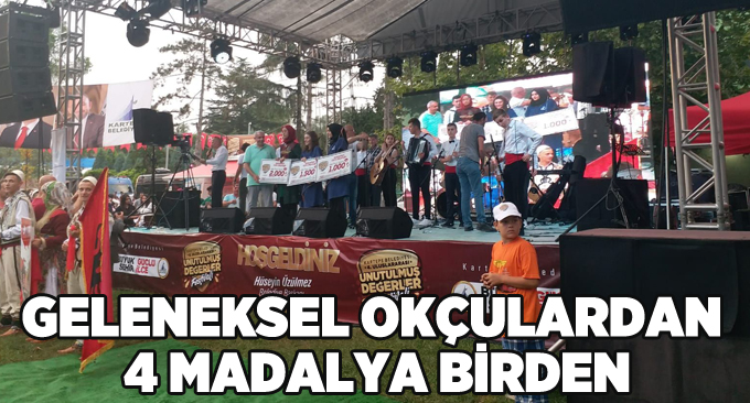 Geleneksel Okçulardan 4 Madalya Birden
