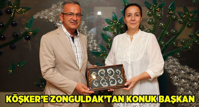Köşker’e Zonguldak’tan konuk Başkan