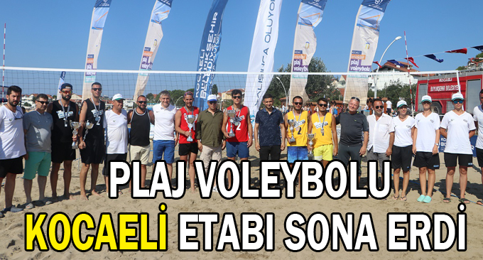 Plaj Voleybolu Kocaeli etabı sona erdi