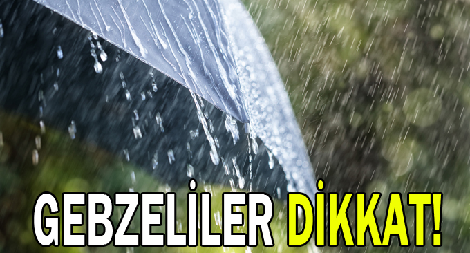 Gebzeliler dikkat!